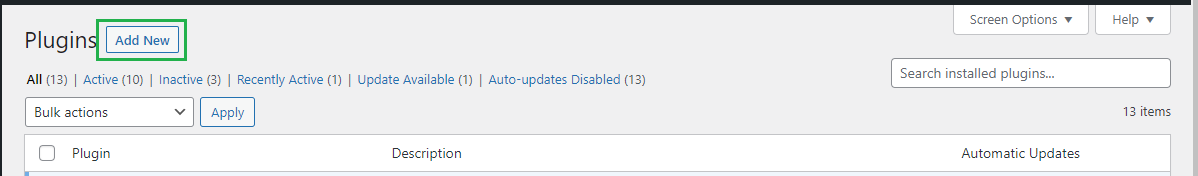 add new plugin