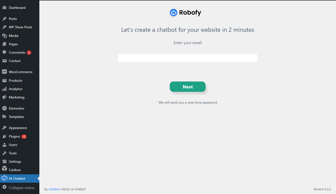 email screen