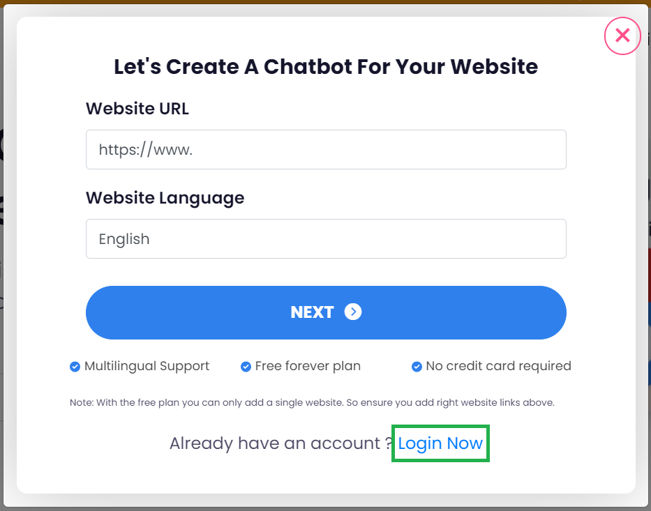 onboarding screen
